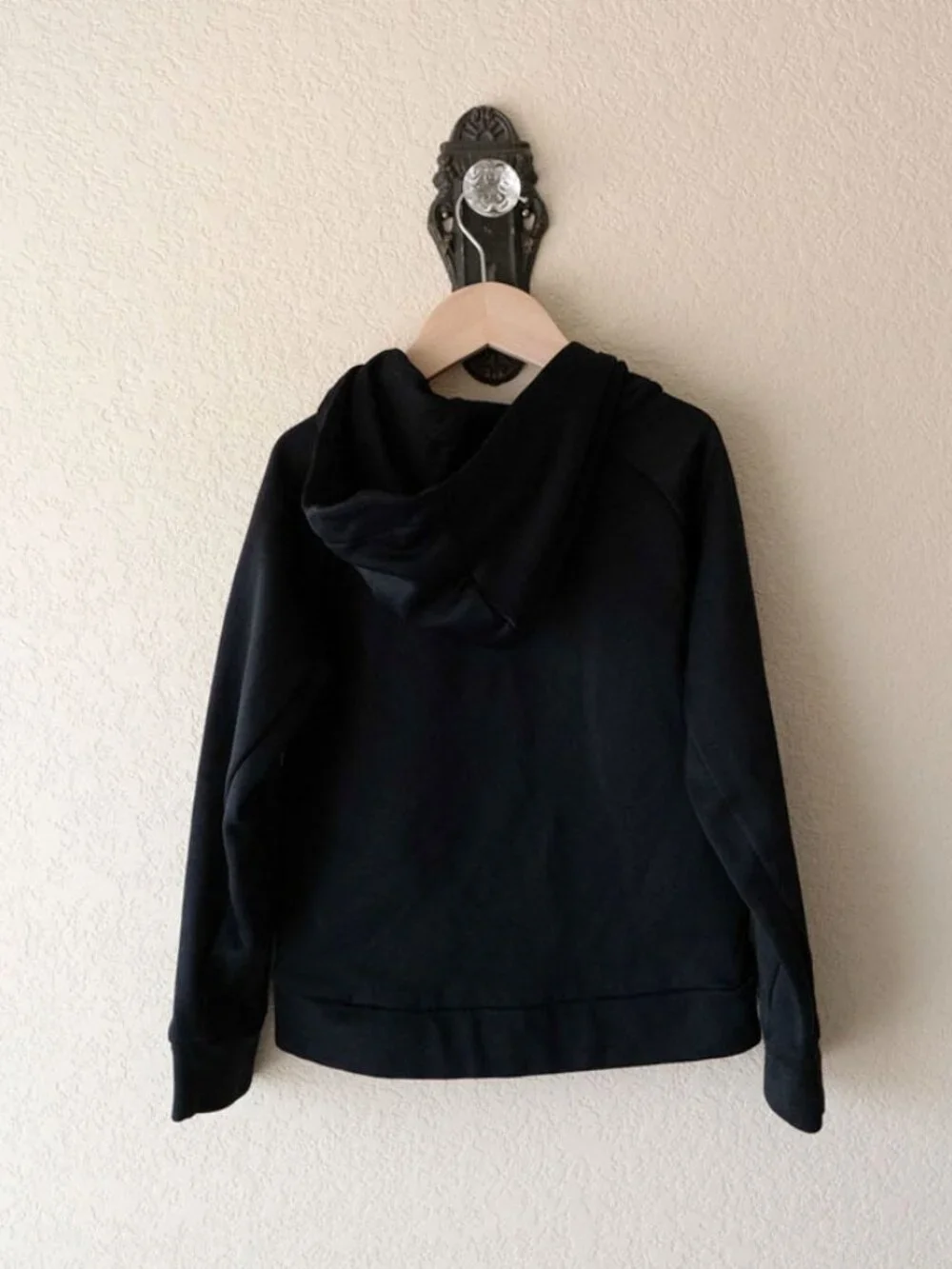 Nike Baby Hoodie 6M Black Gold Swoosh Dri-FIT Pullover Boys Athletic
